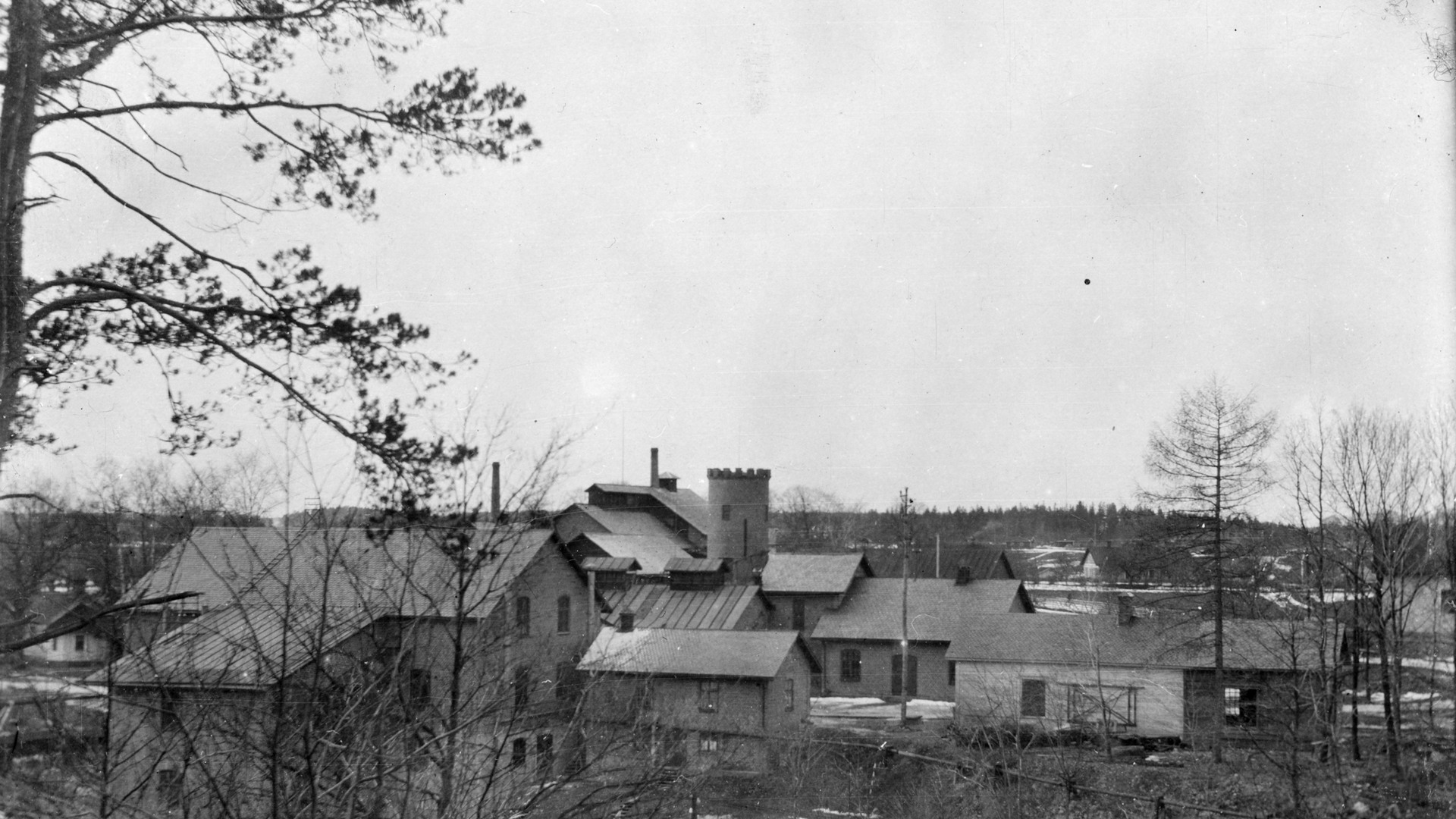 Åkers Krutbruk. Nitrocellulosafabriken.