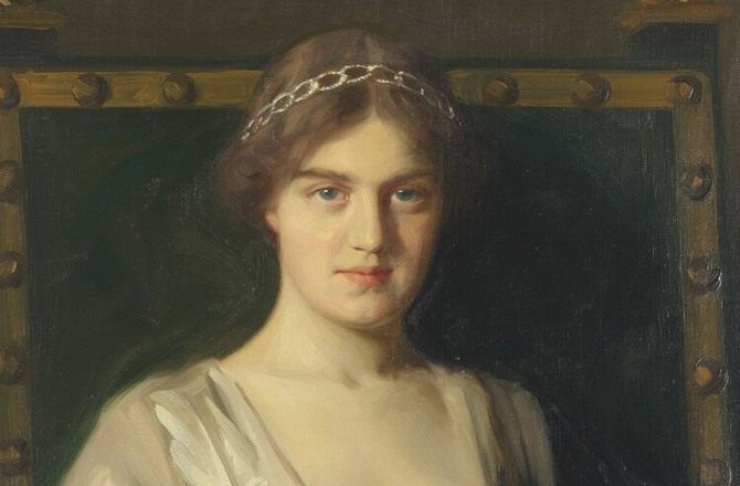 Porträtt av Maria Pavlovna