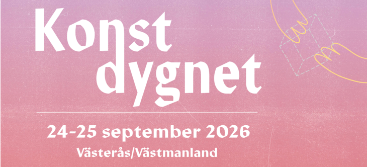 Vit text på rosa bakgrund