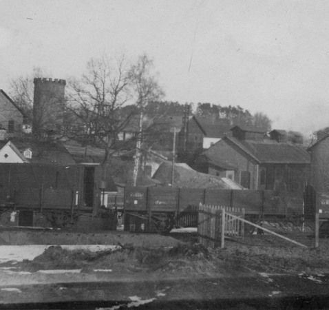 Åkers Krutbruk. Utsikt över nitrocellulosafabriken.