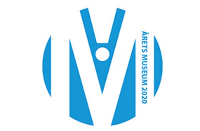 blå och vit logotyp