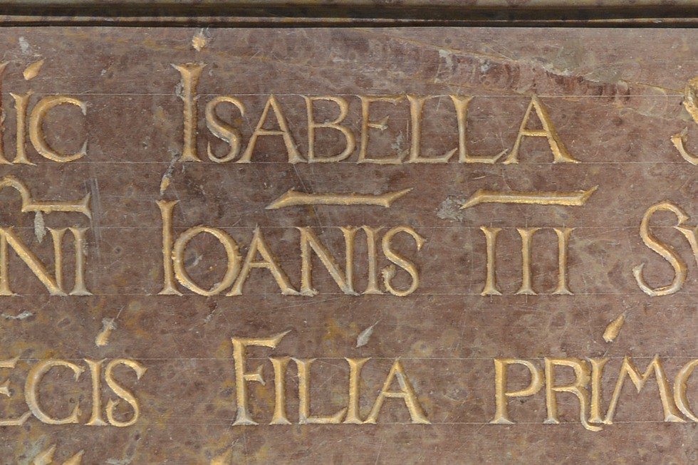 Sarkofagtext Isabella Ioanis.