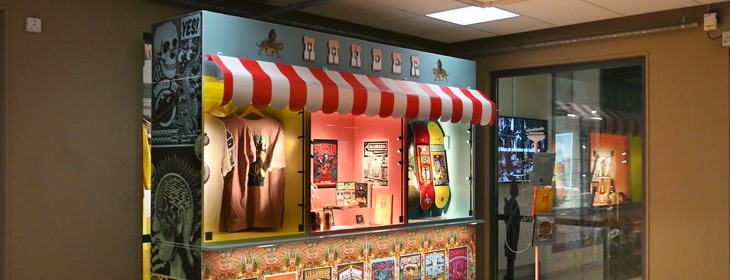 kiosk i pastellfärger